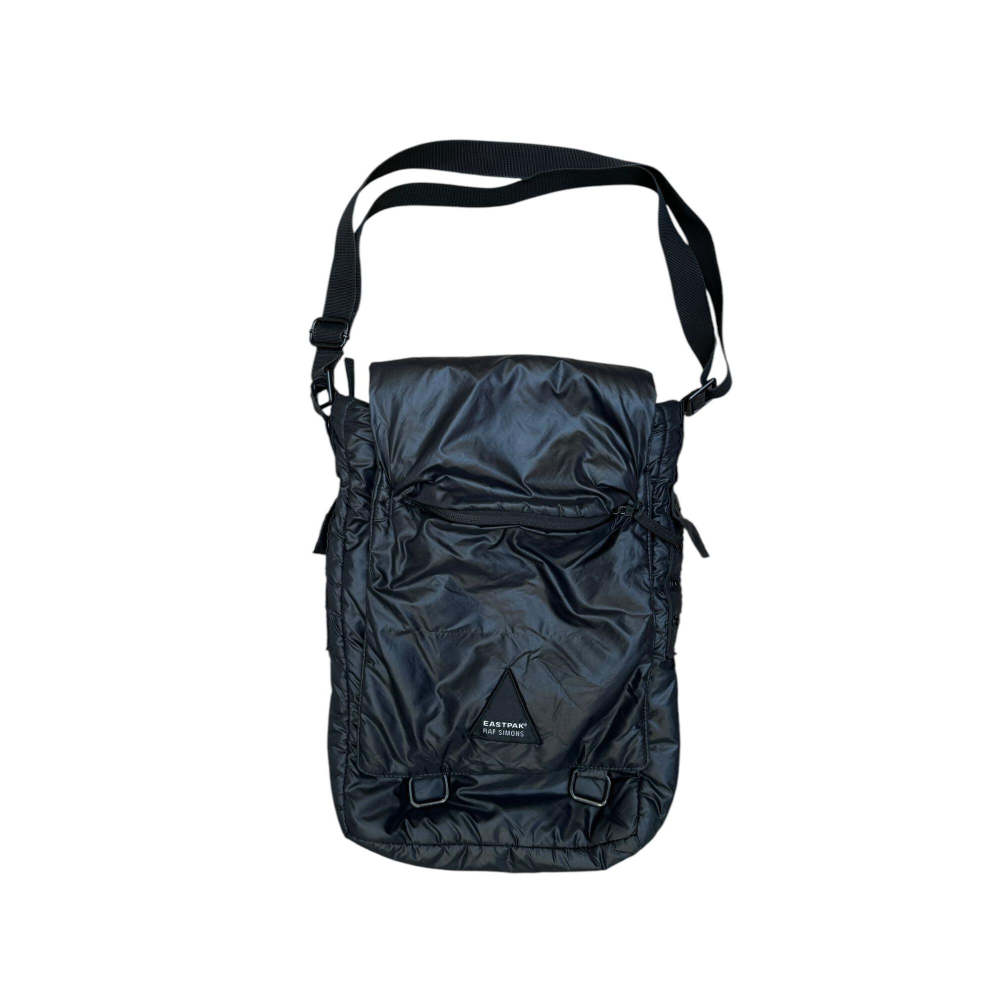 Raf Simons X Eastpak Black Nylon Flap Bag - Etsy