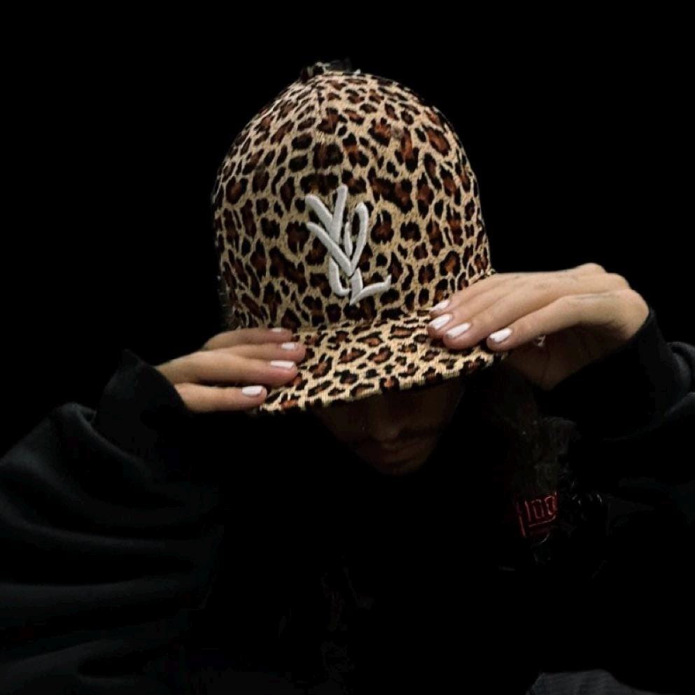 YVL Cheetah Print Snapback Hat - Etsy UK
