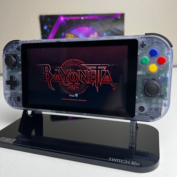 Glacier Clear Shell - Black Accents + Colorful Buttons - Custom