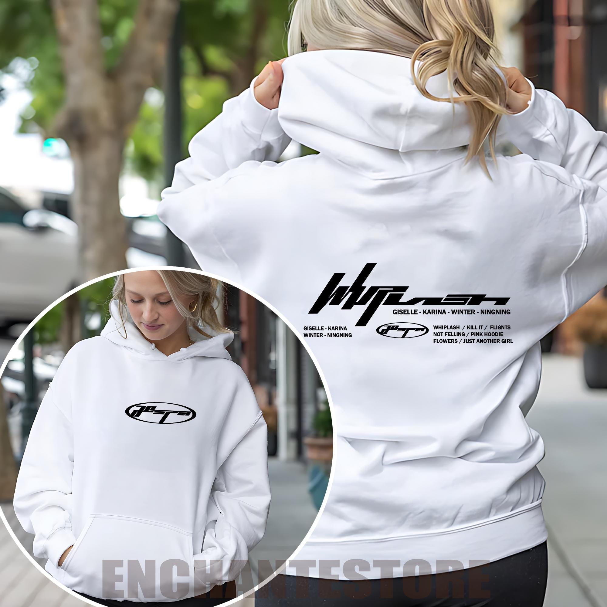 Aespa Whiplash Hoodie, AESPA Synk Parallel Line Tour Shirt, Aespa