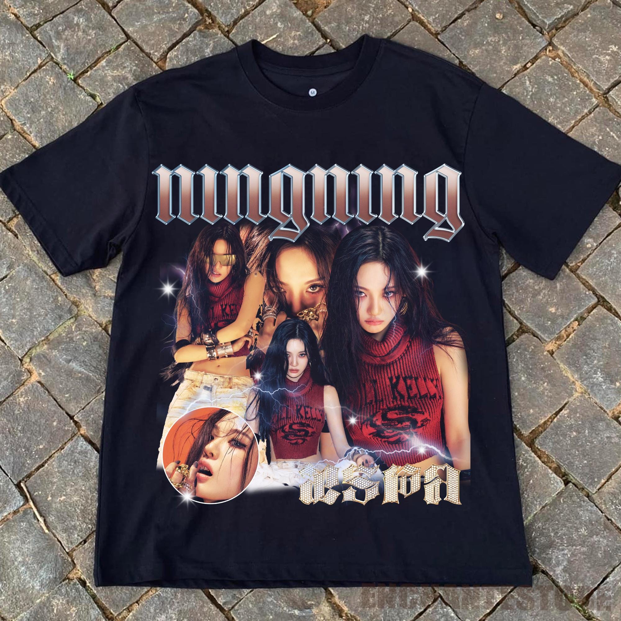 aespa ウィンター Dirty Work ポップアップ Tシャツトレカセット