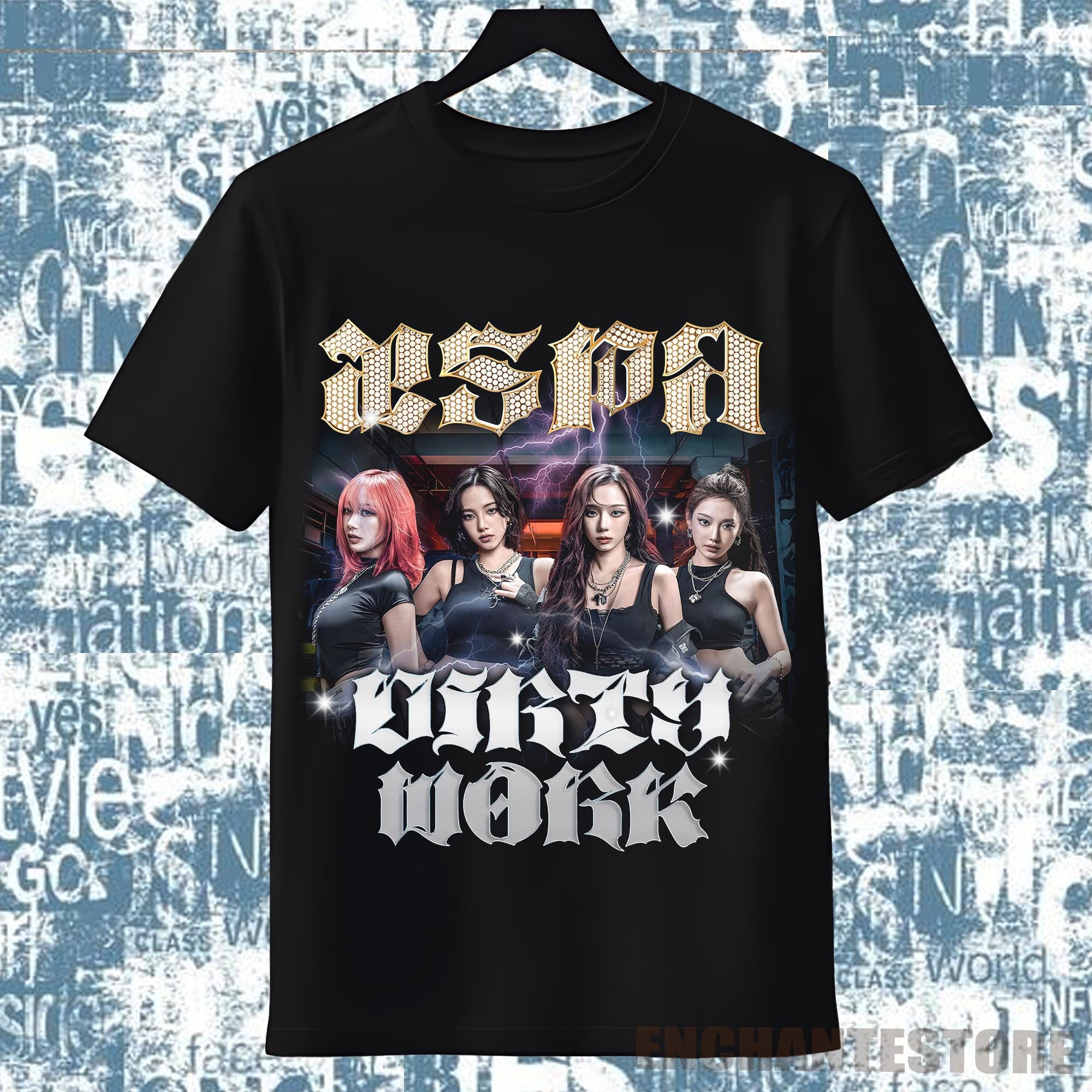 aespa ウィンター Dirty Work ポップアップ Tシャツトレカセット