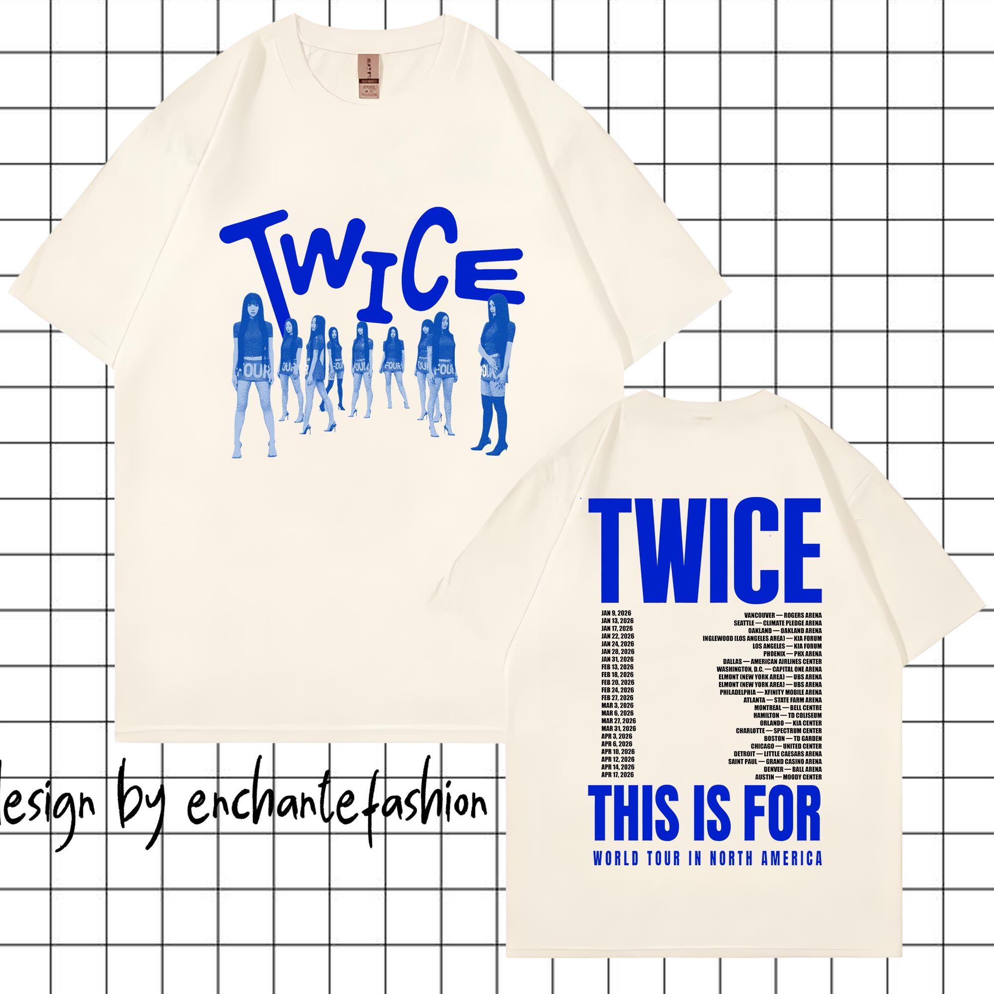 Twice This is for World Tour in US Shirt, Twice World Tour 2026