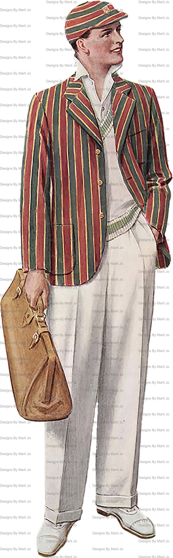 ヴィンテージ メンズ ファッション クリップ アート バンドル | 1930