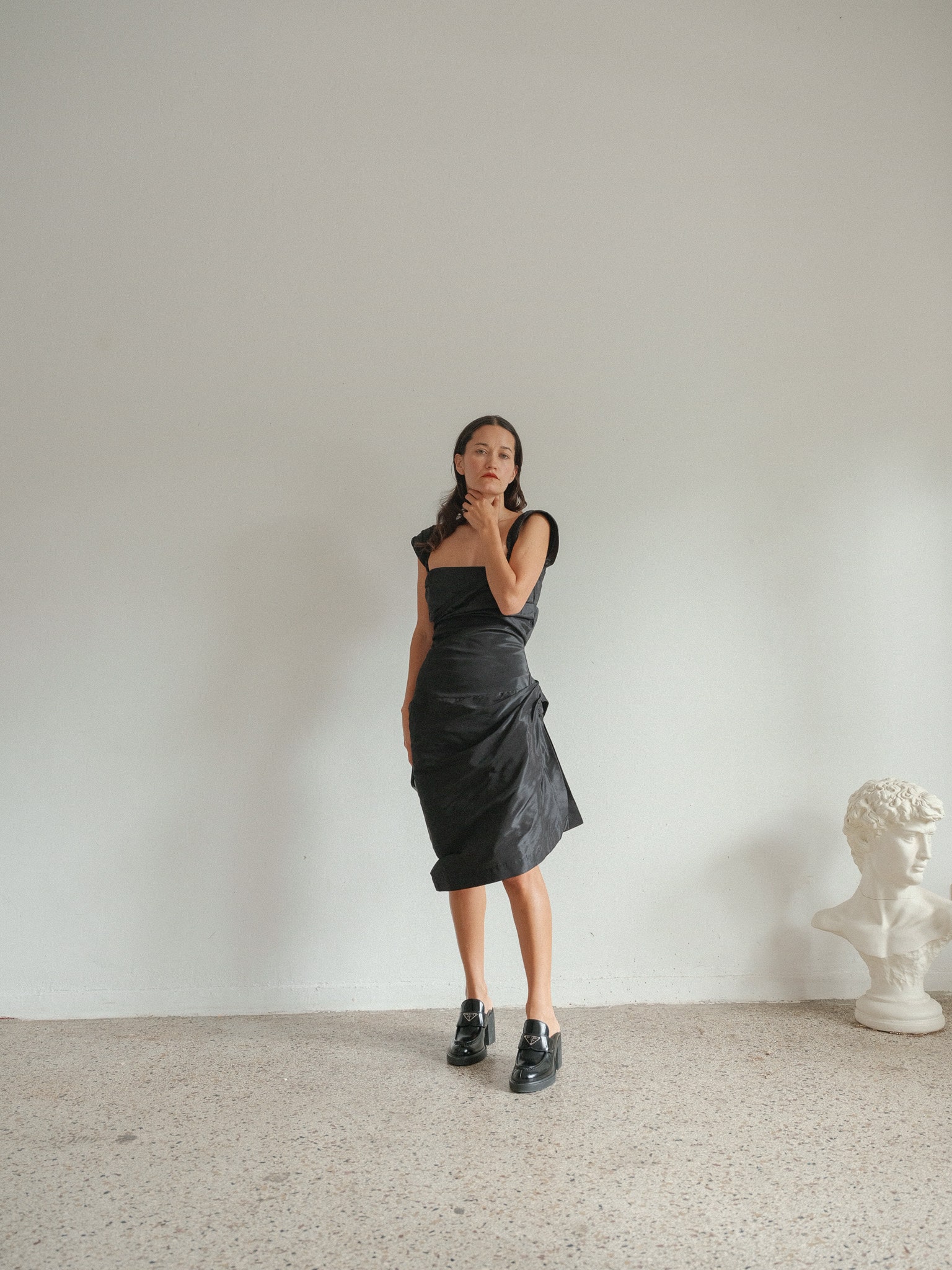 Vivienne Westwood Red Label Black Asymmetrical Corset Dress IT 40