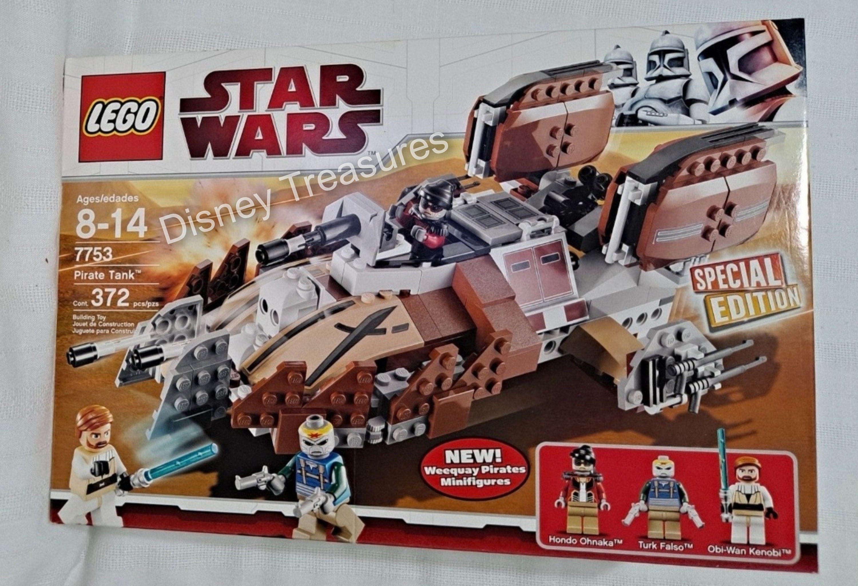 New Factory Sealed Retired Disney Star Wars Lego 7753 Weequay