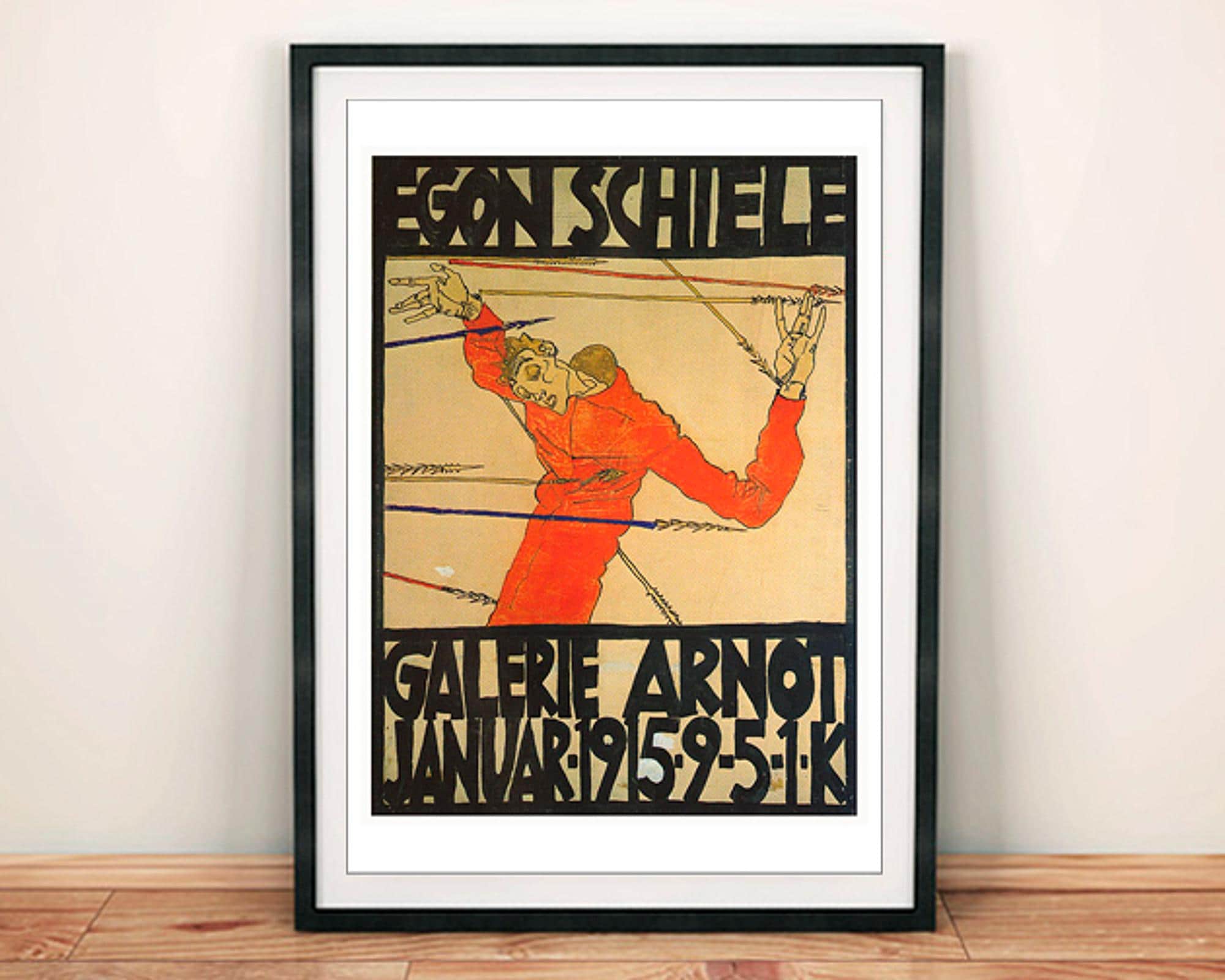 Egon Schiele Poster: Art Gallery Exhibition Print - Etsy UK