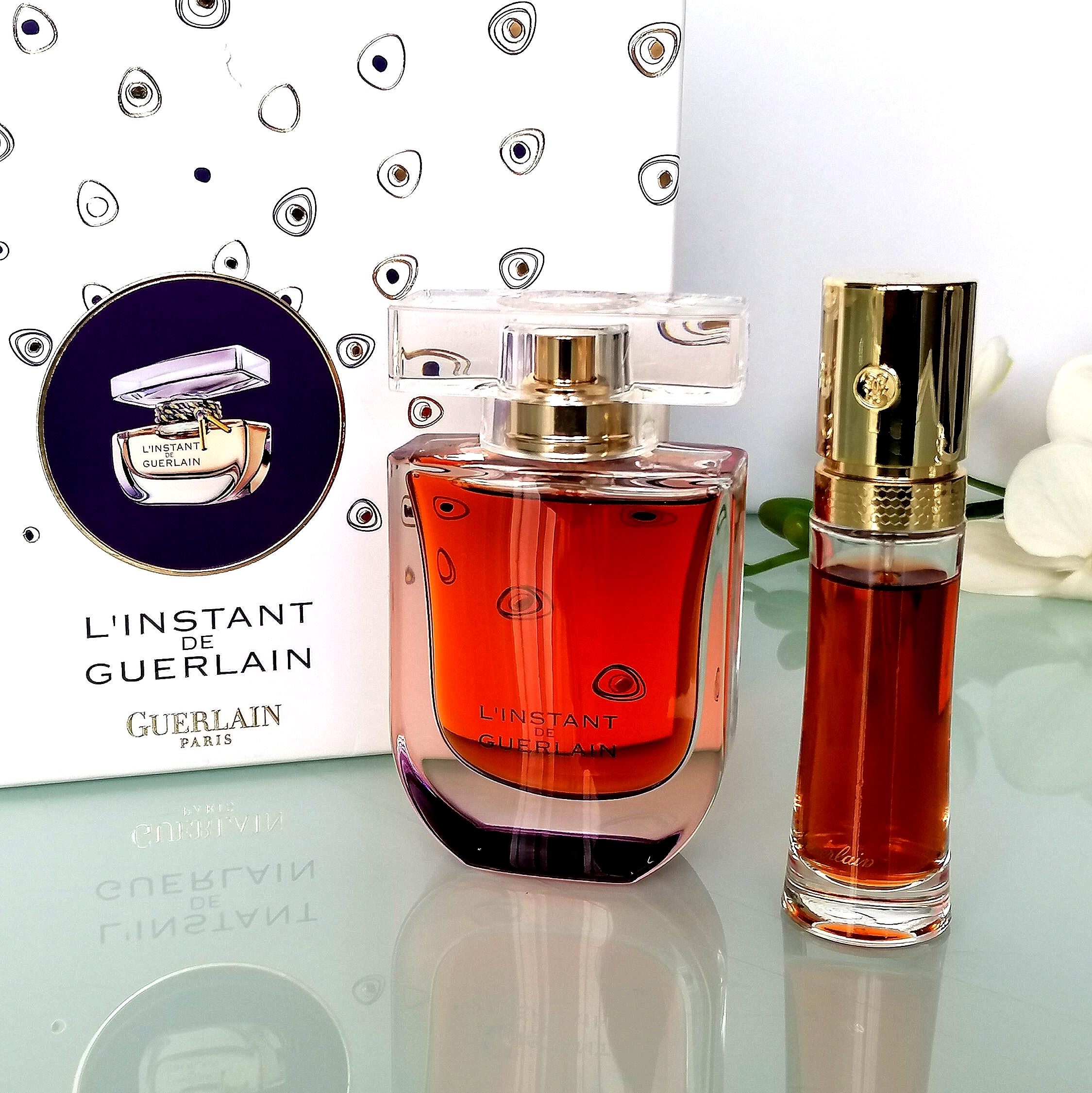 Guerlain L'instant Eau De Parfum Gift Set 50ml 15ml Spray Designer