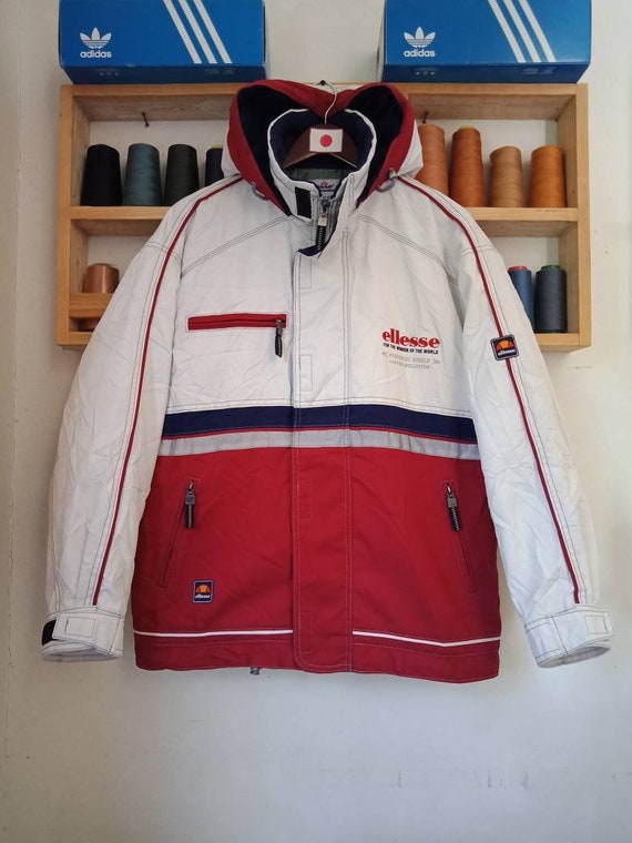 Vintage Ellesse by Goldwin Italy Jacket Hoodie.medium Size. - Etsy