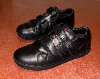 Rare, Original Prada Sneakers Lather Black Logo - Etsy