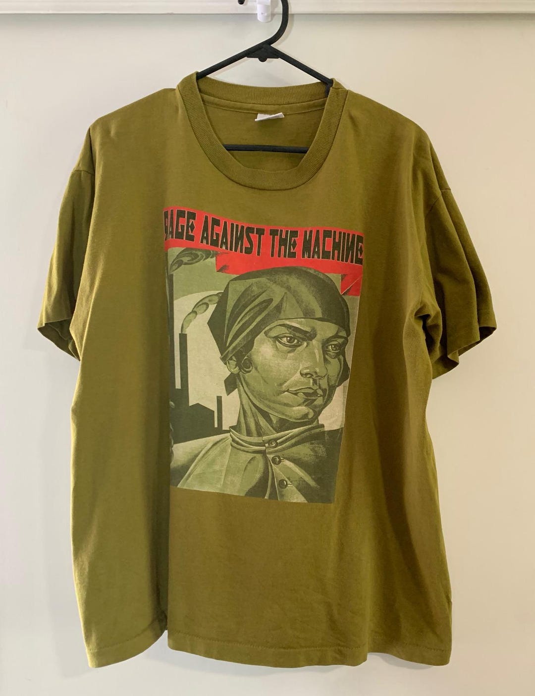 90's Vintage Rage Against the Machine T-shirt Single Stitch - Etsy
