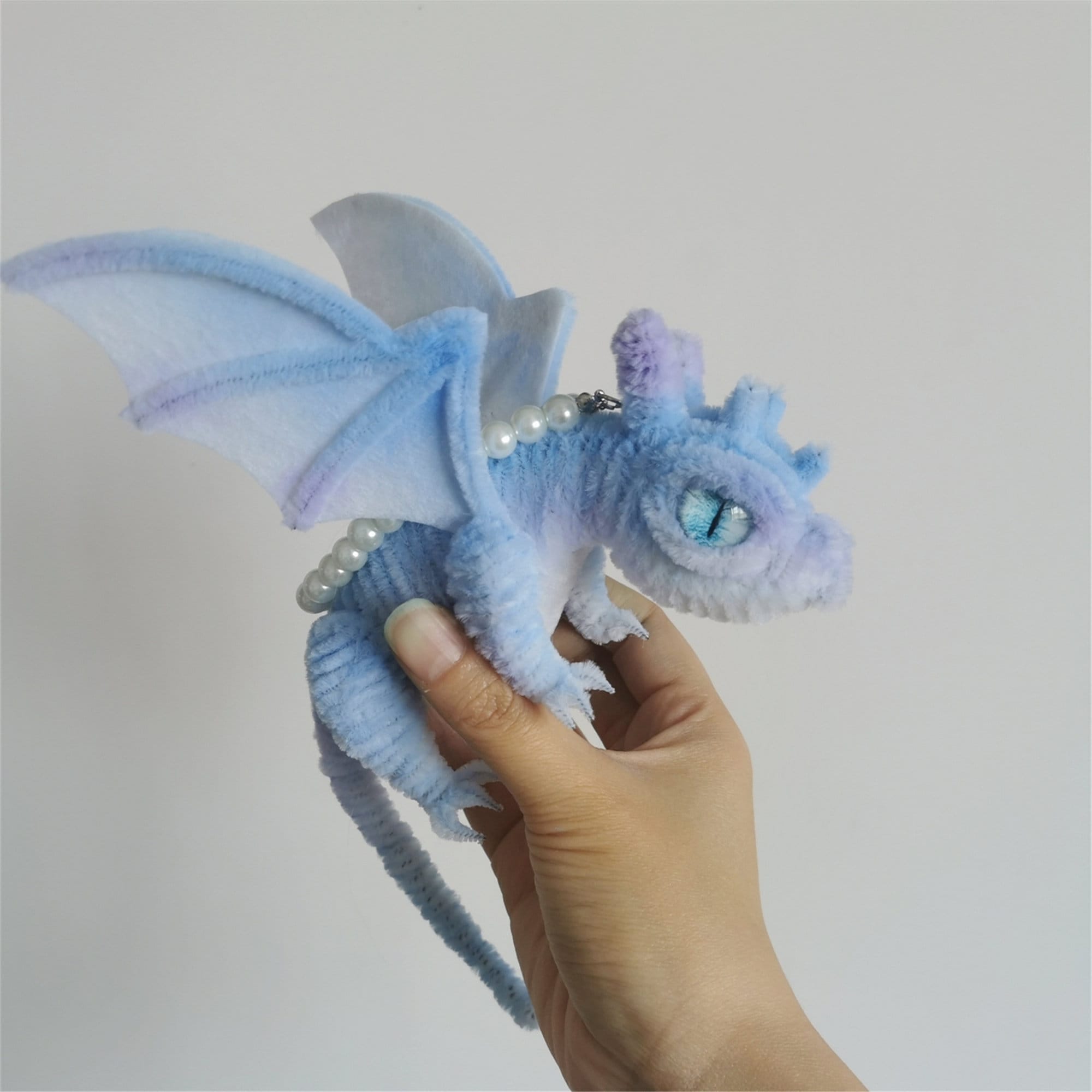 Mini Cute Dragon Doll Furry Pet Ragdoll Pendants,custom Plush