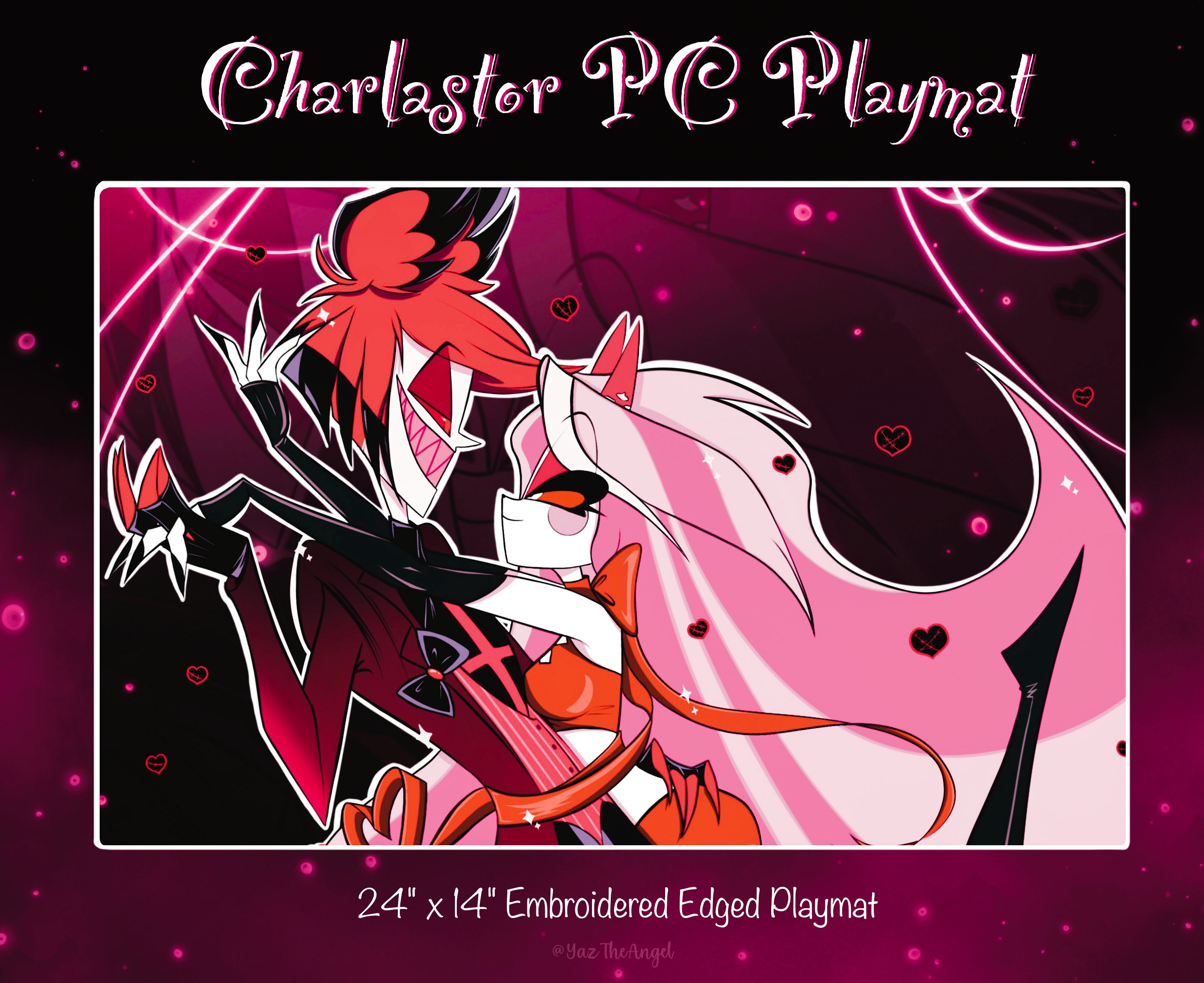 Hazbin hotel playmat - Etsy 日本