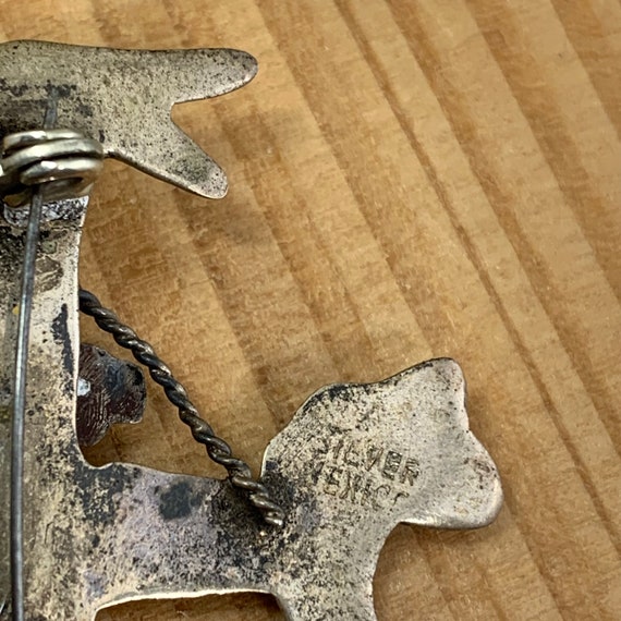 値下げ！ヴィンテージ メキシコ925 銀製 シルバーブローチ 闘牛士 繊細