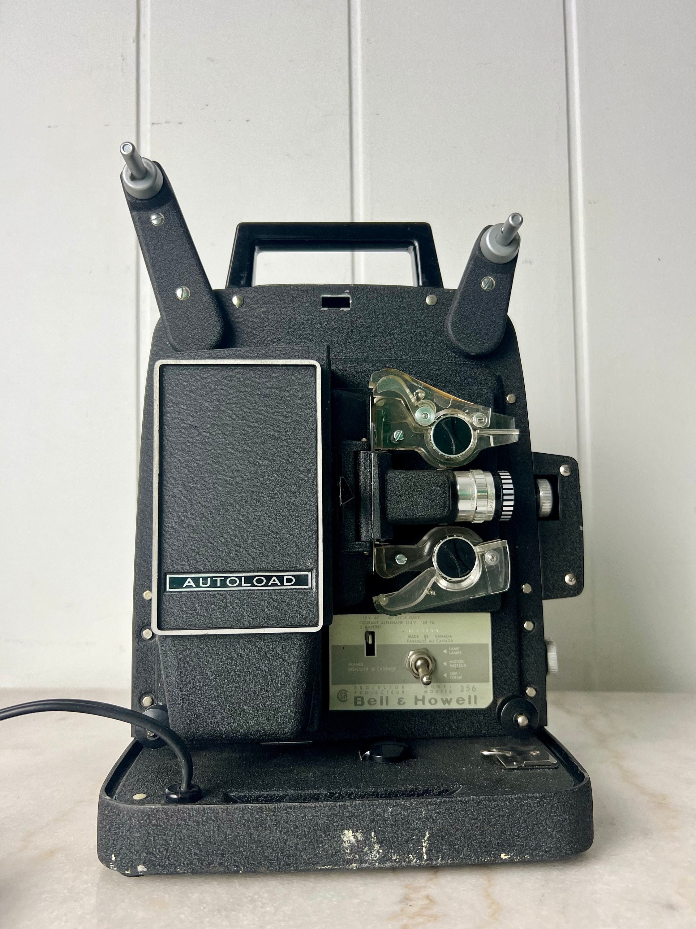 Vintage Bell & Howell 8mm Movie Projector Auto Load No. 256, Circa