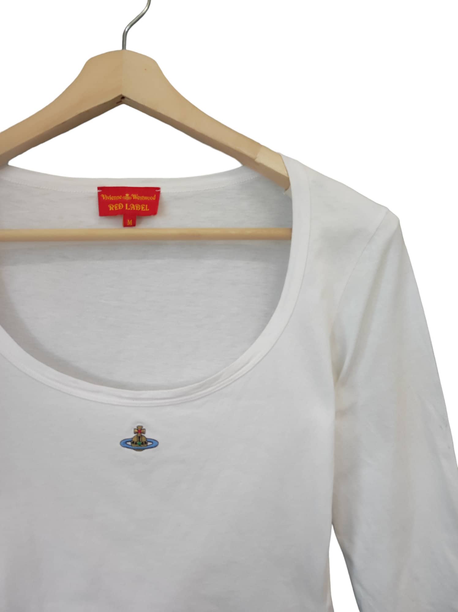 Vintage Vivienne Westwood Crop Top Embroidery Orb Tree T Shirt