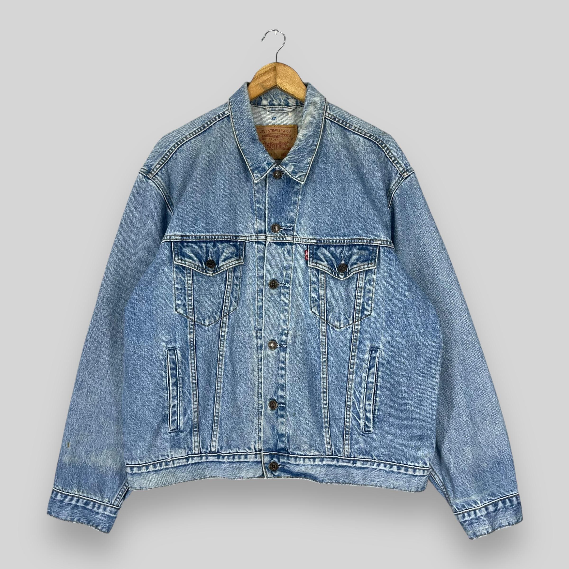 Vintage LEVIS 70503 02 Denim Trucker Jacket Xlarge 1990s Levis