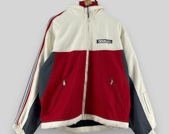 Vintage 90's Goldwin Bomber Ski Jacket Hoodie Colorblock Goldwin