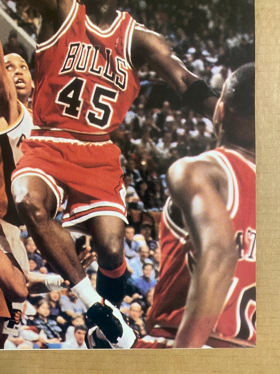 マイケル ジョーダン ポスター ビンテージ シカゴ ブルズ