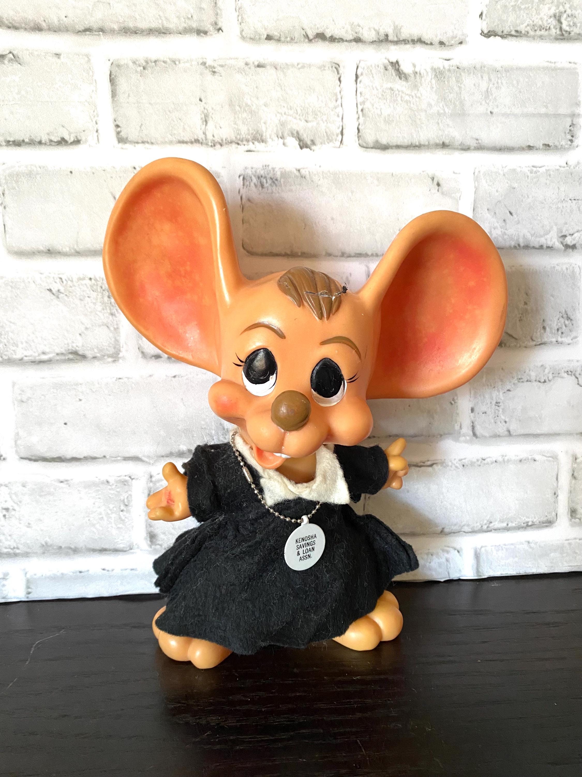 Vintage Roy Des of Fla, 1970 Graduate Big Ear Mouse Bank. Royalty