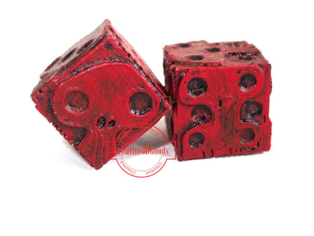 ウギー・ブギーの頭蓋骨のサイコロセット ナイトメアー・ビフォア