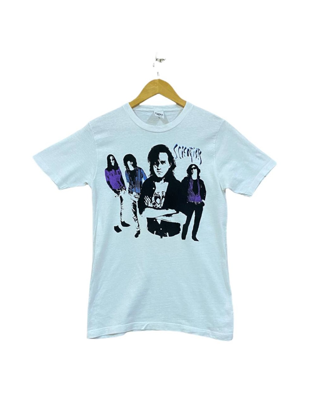 Vintage 80s THE SCIENTIST Line up Image Australian Post Punk Rock