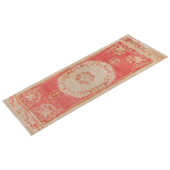 訳あり特価ロングランナーラグ ヴィンテージラグ トルコラグ 訳あり