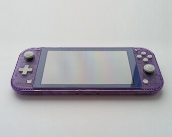 Custom Clear Purple Nintendo Switch Lite Console New Housing Shell