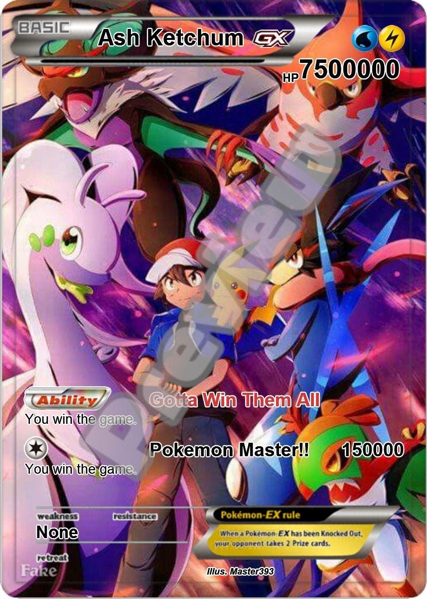 サトシ・ケッチャムGXポケモンカード - Etsy 日本