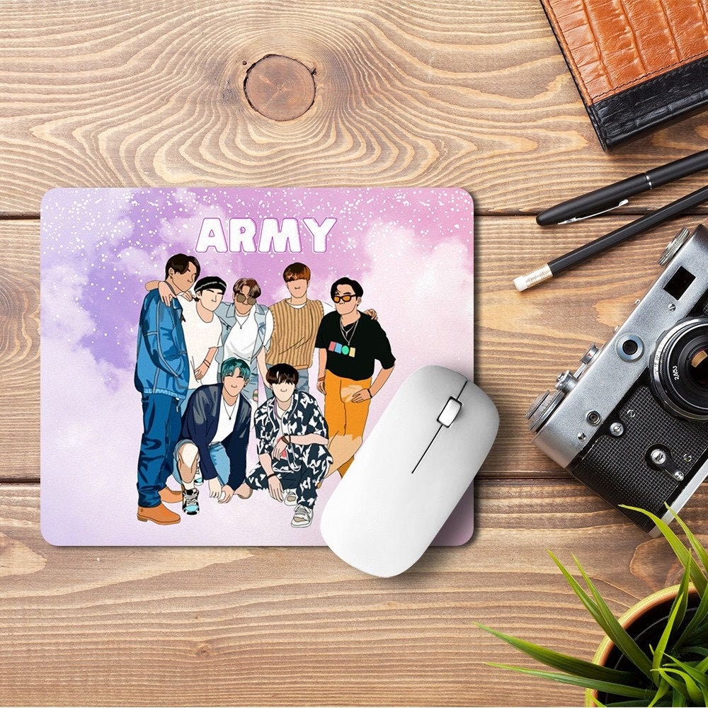 BTS Army Mouse Pad - Computer Desk Accessories - Office Stationary