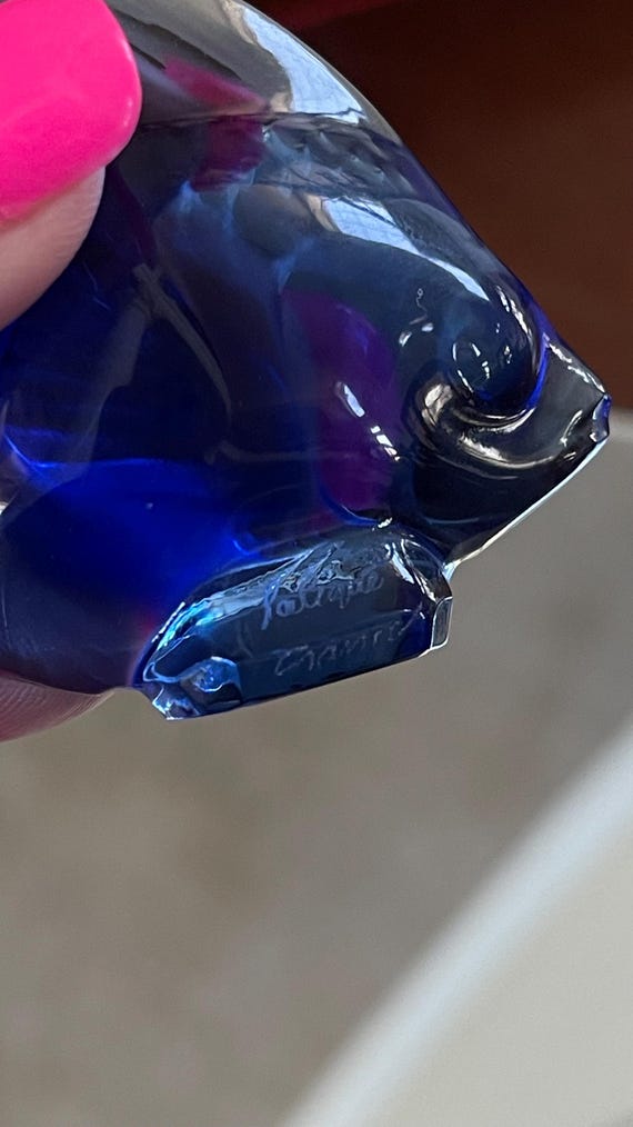 Lalique Crystal Fish; Lalique Aquarium Fish; Lalique Angel Fish - Etsy