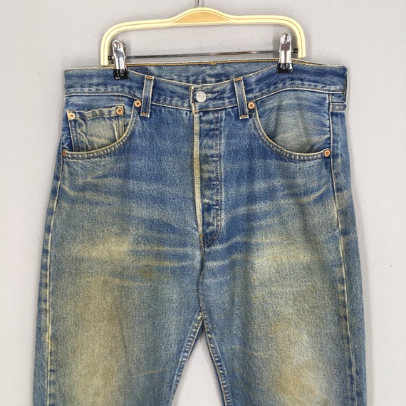 Size 32x31 Vintage Levi's 501XX Faded Dirty Jeans Stonewash Denim