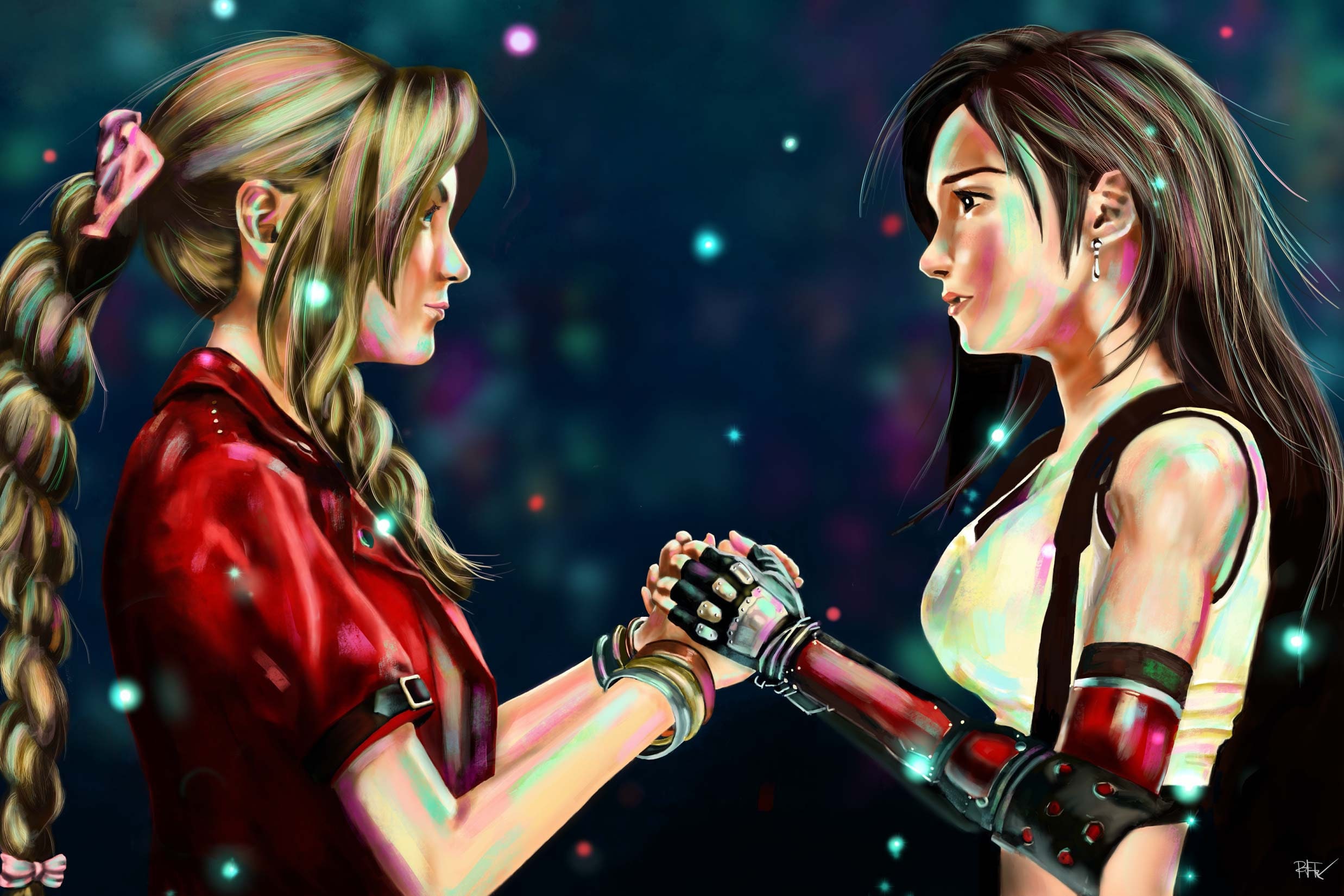 ファイナルファンタジー7 リバース ポスター - エアリス & ティファ