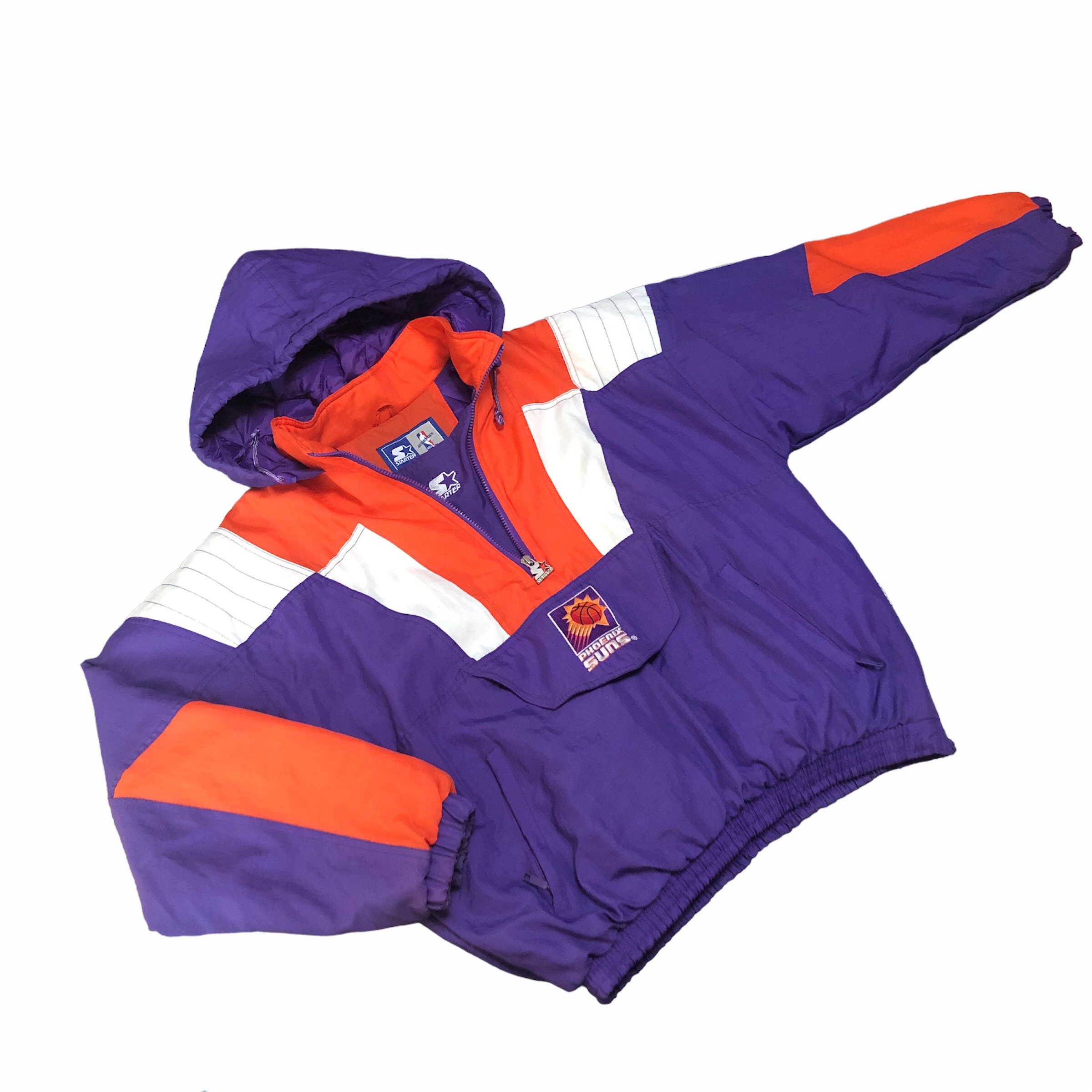 Vintage 90s Stater NBA Phoenix Suns Warm up Jacket Size L - Etsy