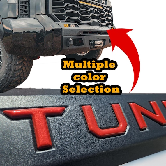 3rd Gen Tundra Front Bumper Letters: Color Matched (2022-2025) - Etsy