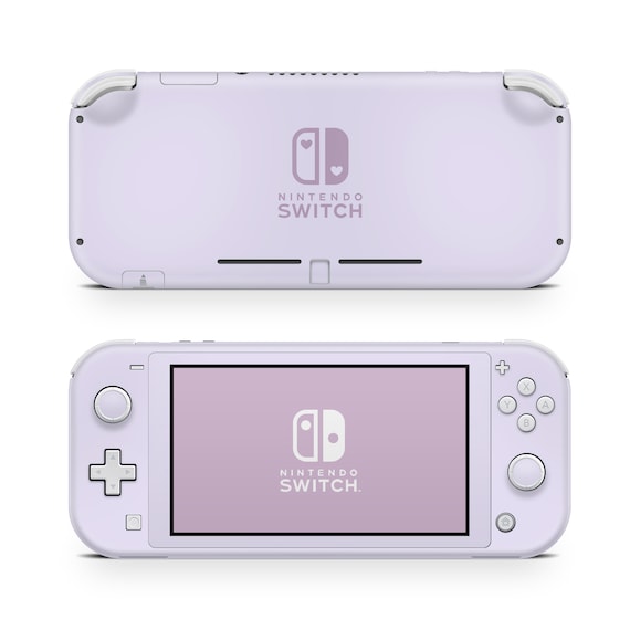 Nintendo Switch Lite Skin Wrap Premium Vinyl Pastel Lilac Purple