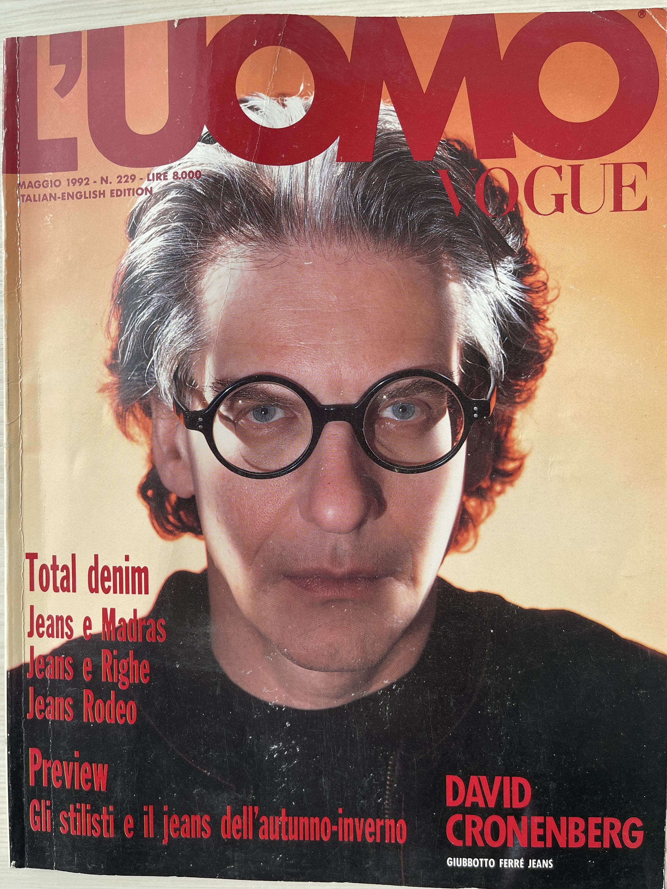 For Men Who Read Fashion - Vintage Rare Fashion Magazine L'UOMO