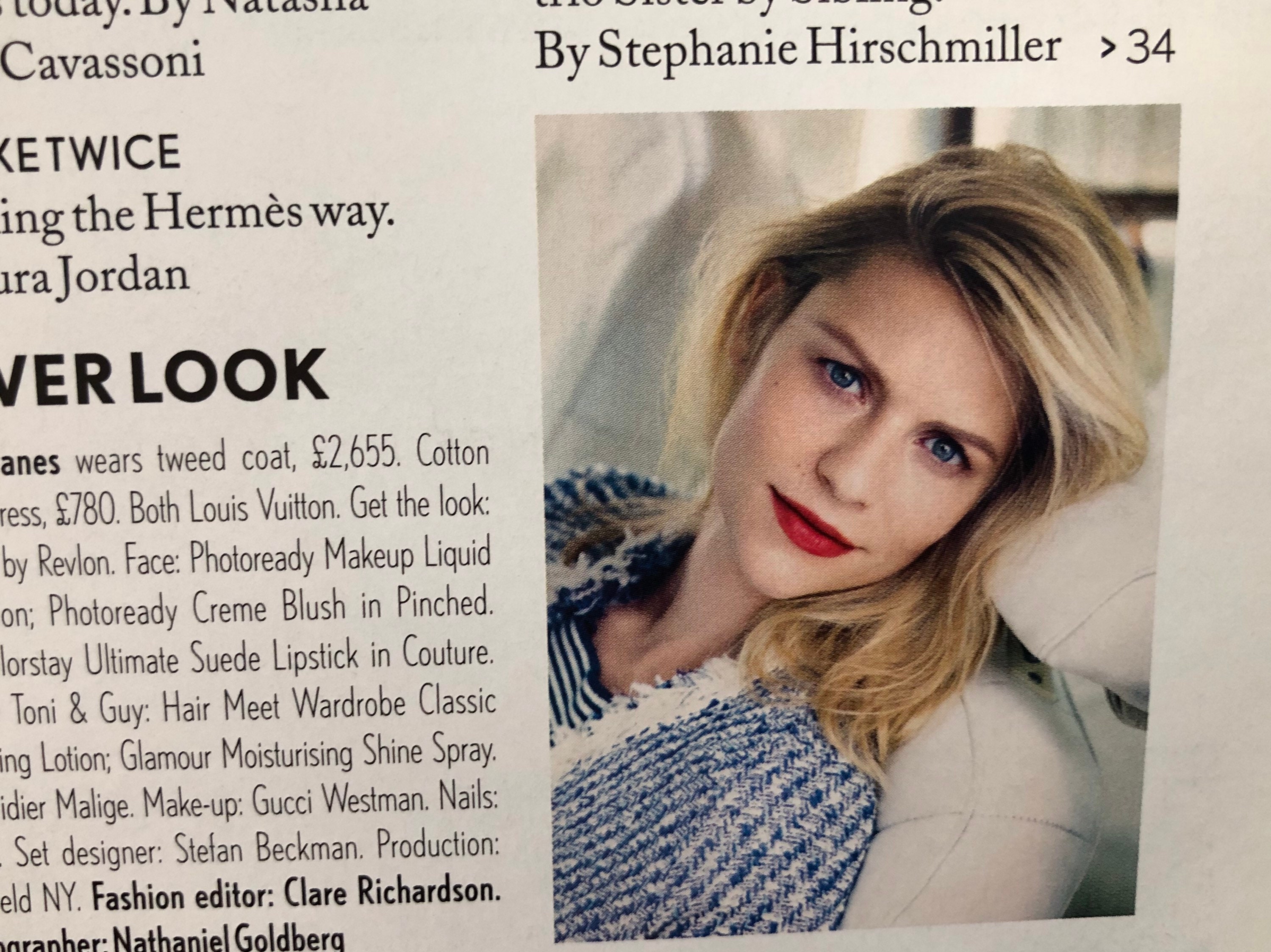 Own a Piece of Vogue History -magazine Vogue British Cover Claire