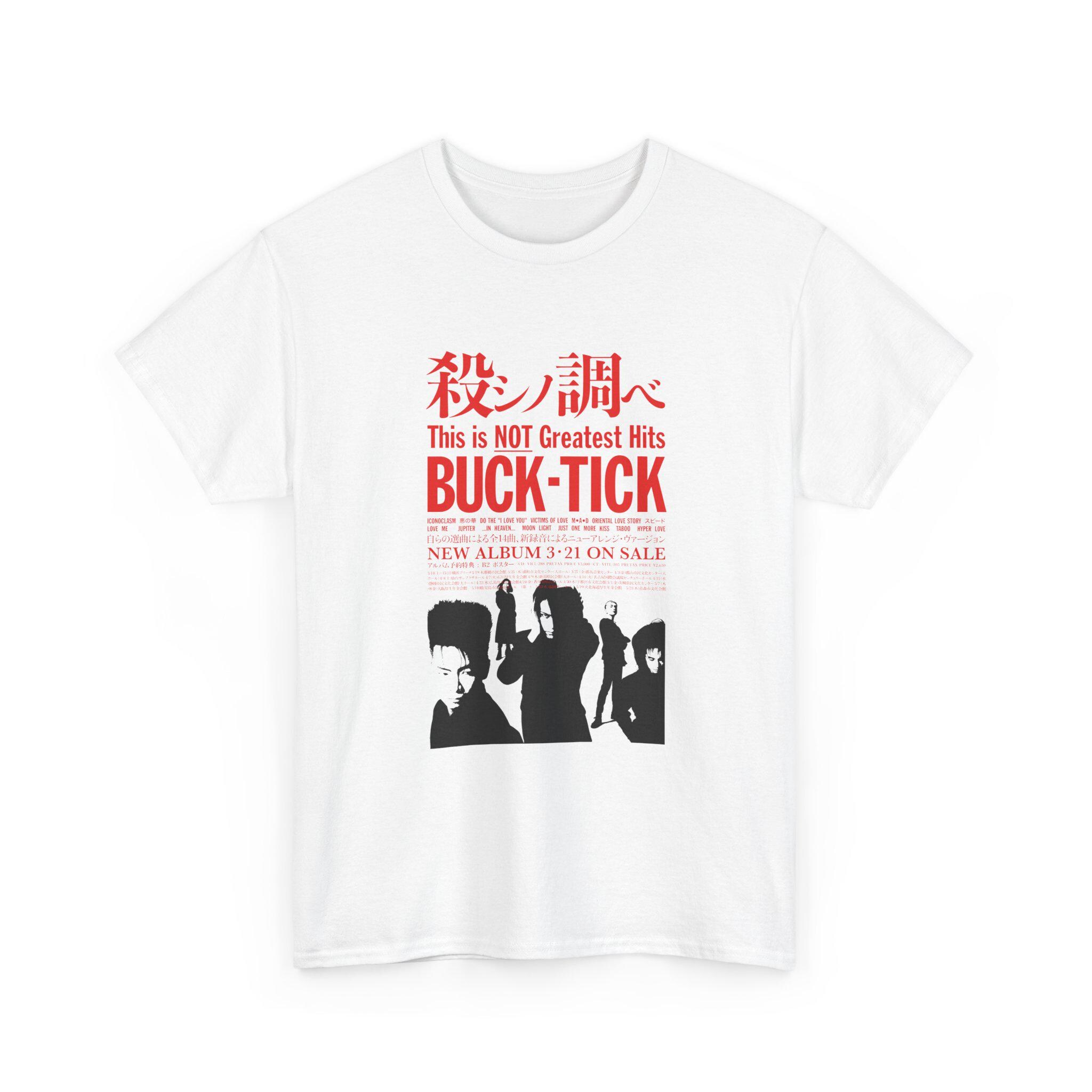 Buck-tick Tee-shirt, This is Not Greatest Full Face, Softstyle