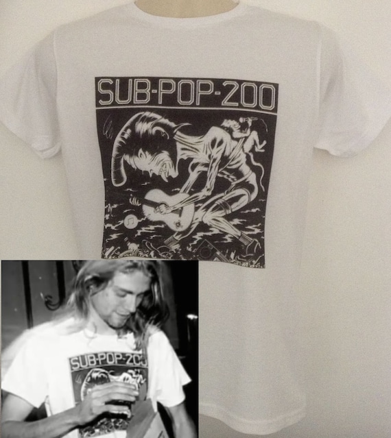T-shirt Worn by Kurt Cobain - Nirvana - Etsy Hong Kong