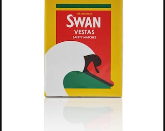 Antique Swan Vestas Match Box Bryant & May London - Etsy UK