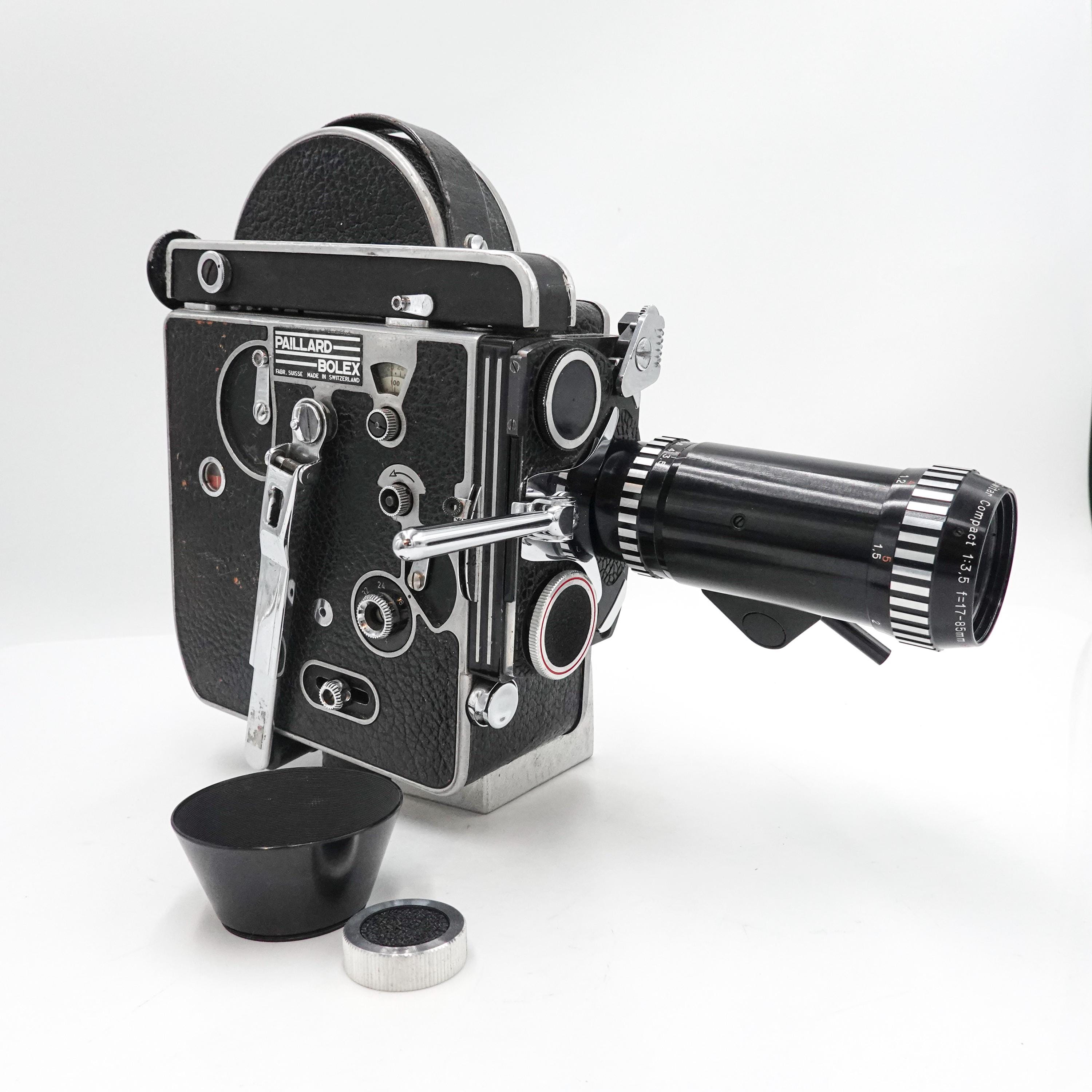 Paillard Bolex H16 Reflex Rex 16mm Cine Film Camera & 17-85mm F