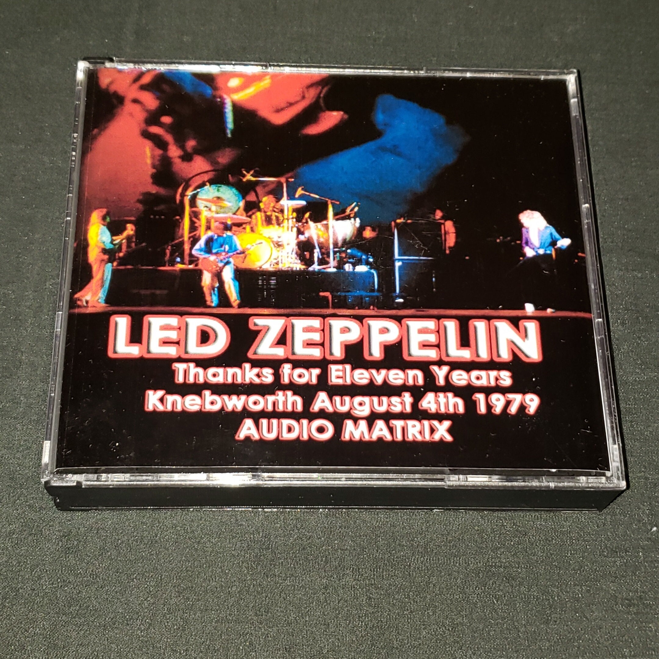 Led Zeppelin 3 CD Set Thanks for 11 Years Knebworth Festival Live