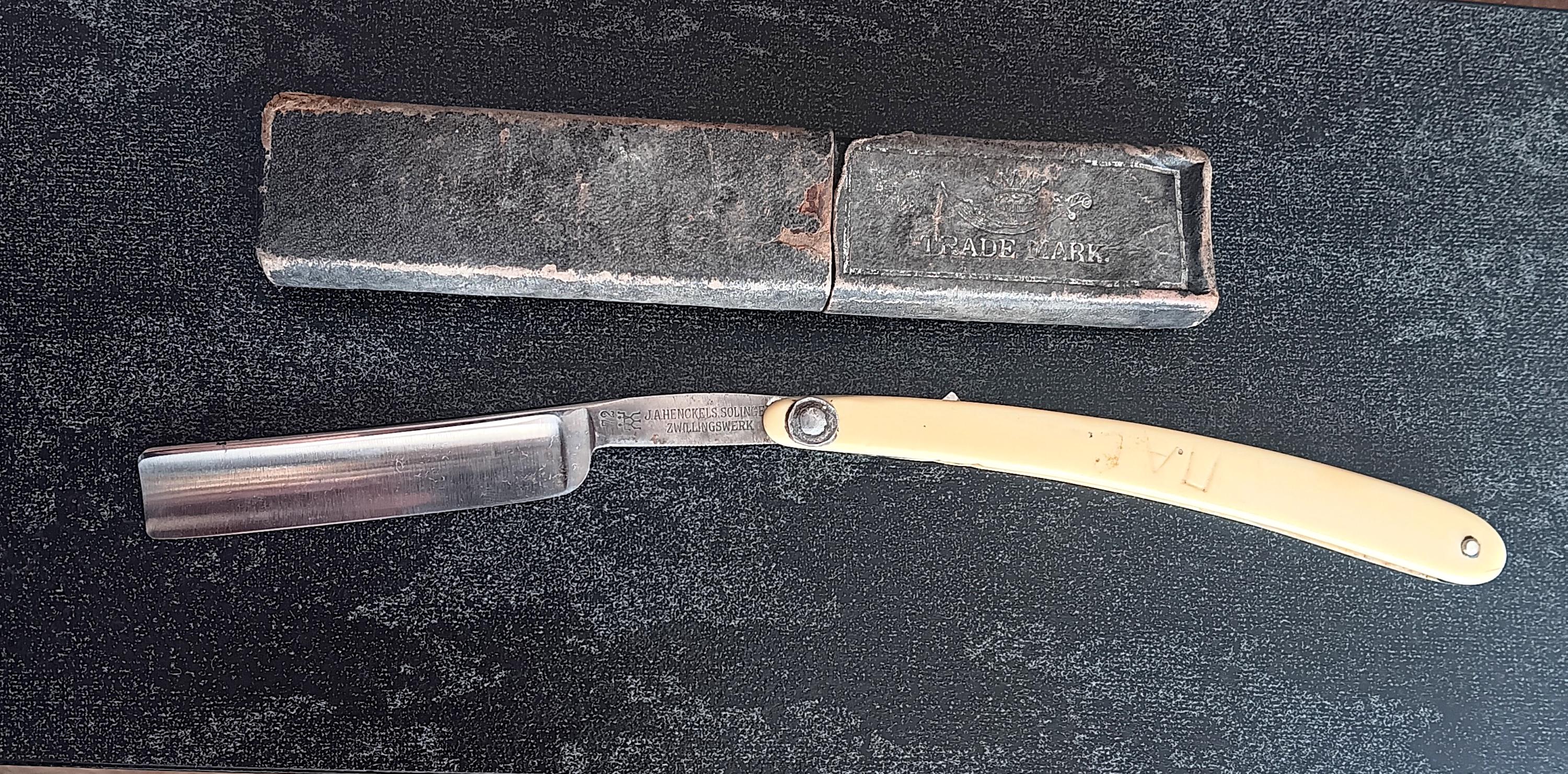 Henckels straight razor - Etsy 日本