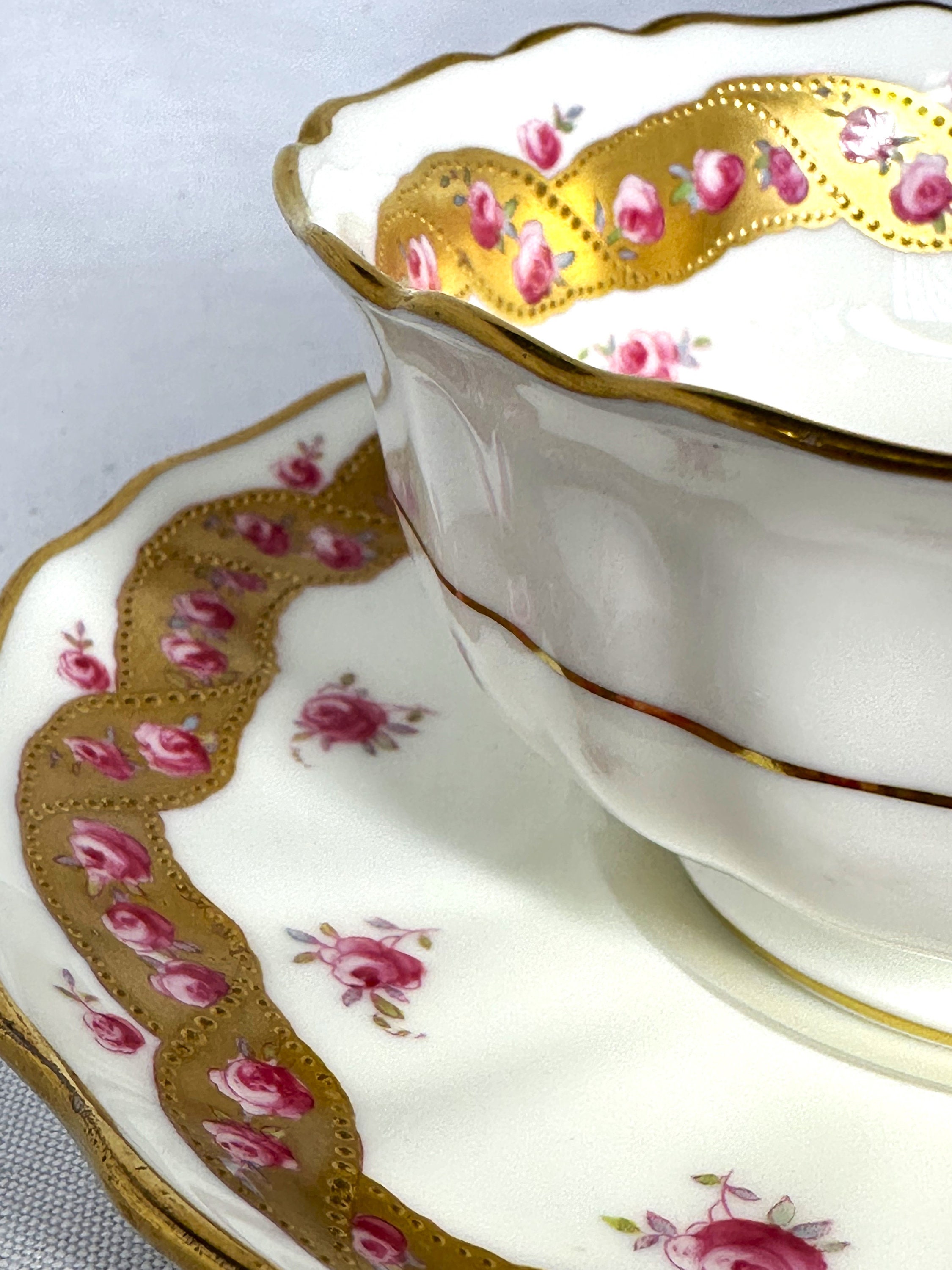 アンティーク ティファニー イングリッシュ ティーカップ セット（プチ