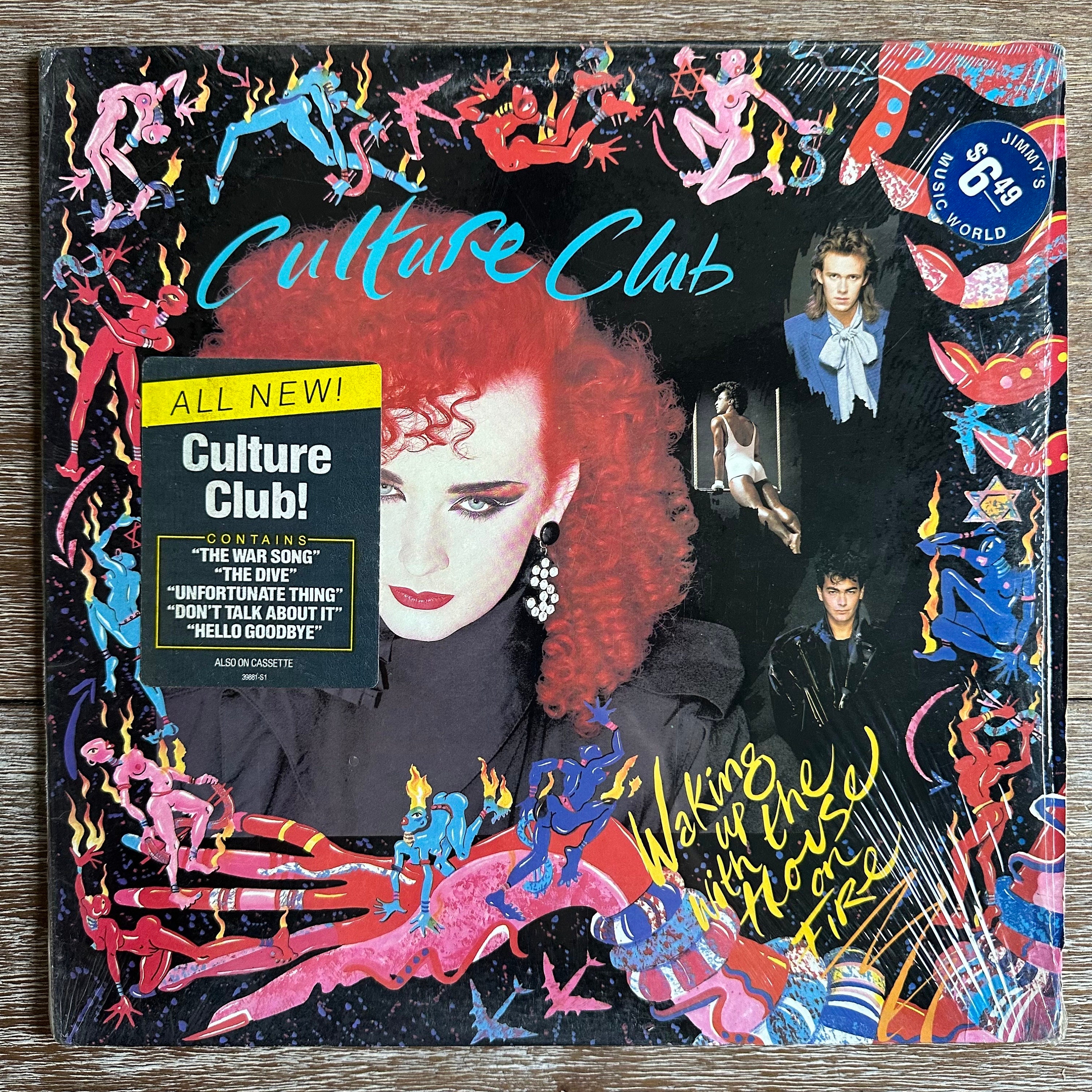 Culture Club / Waking up With the House on Fire. Vintage 1984