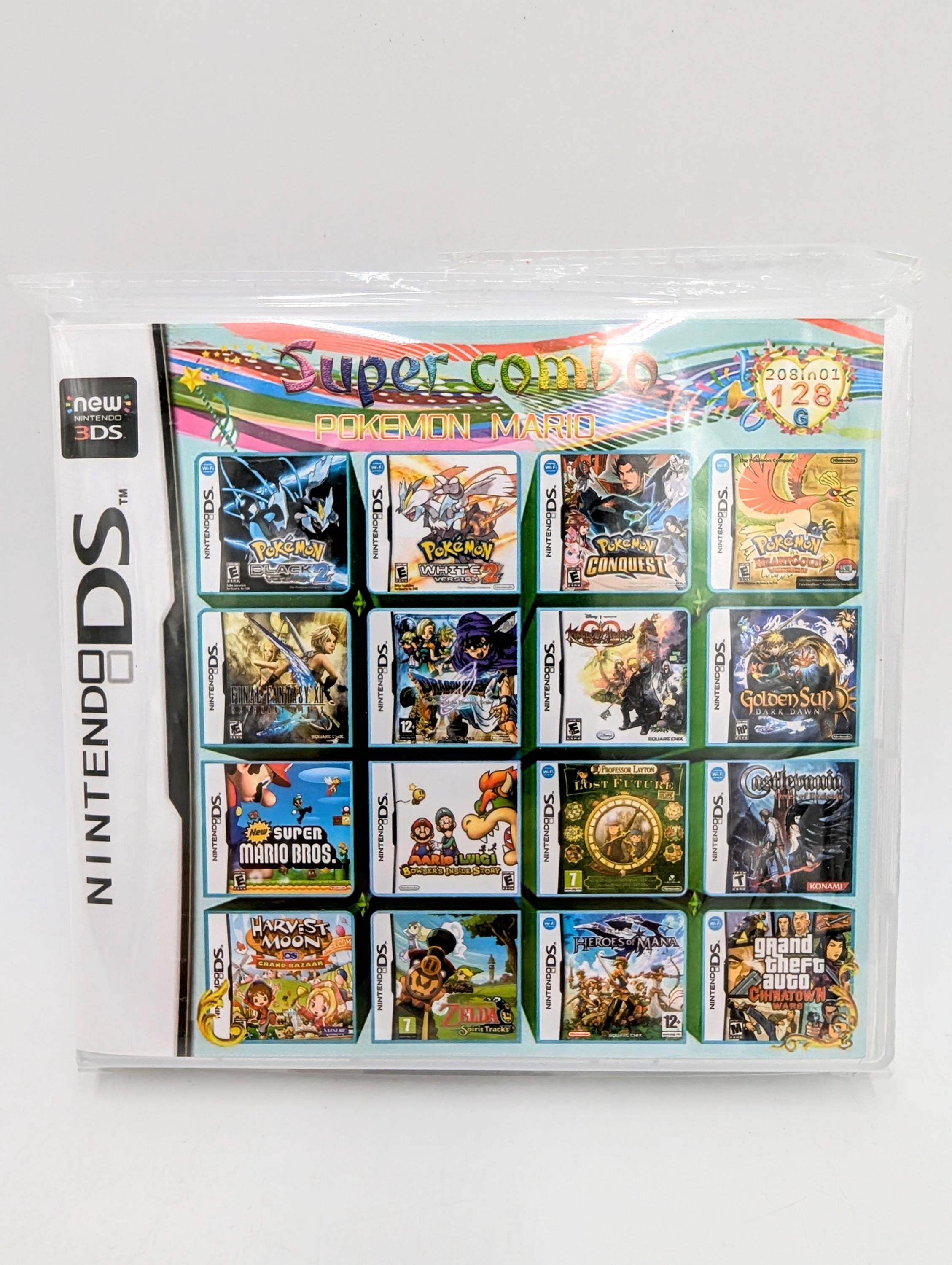 162 Games in 1 for Nintendo DS 3DS Pokemon Zelda Mario Jrpgs