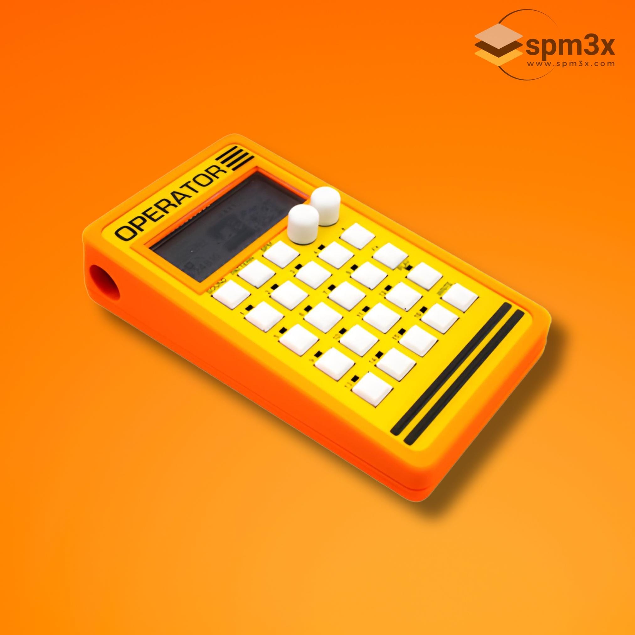 Pocket Operator Case - OPERATOR ORANGE - 3D Printed Case for