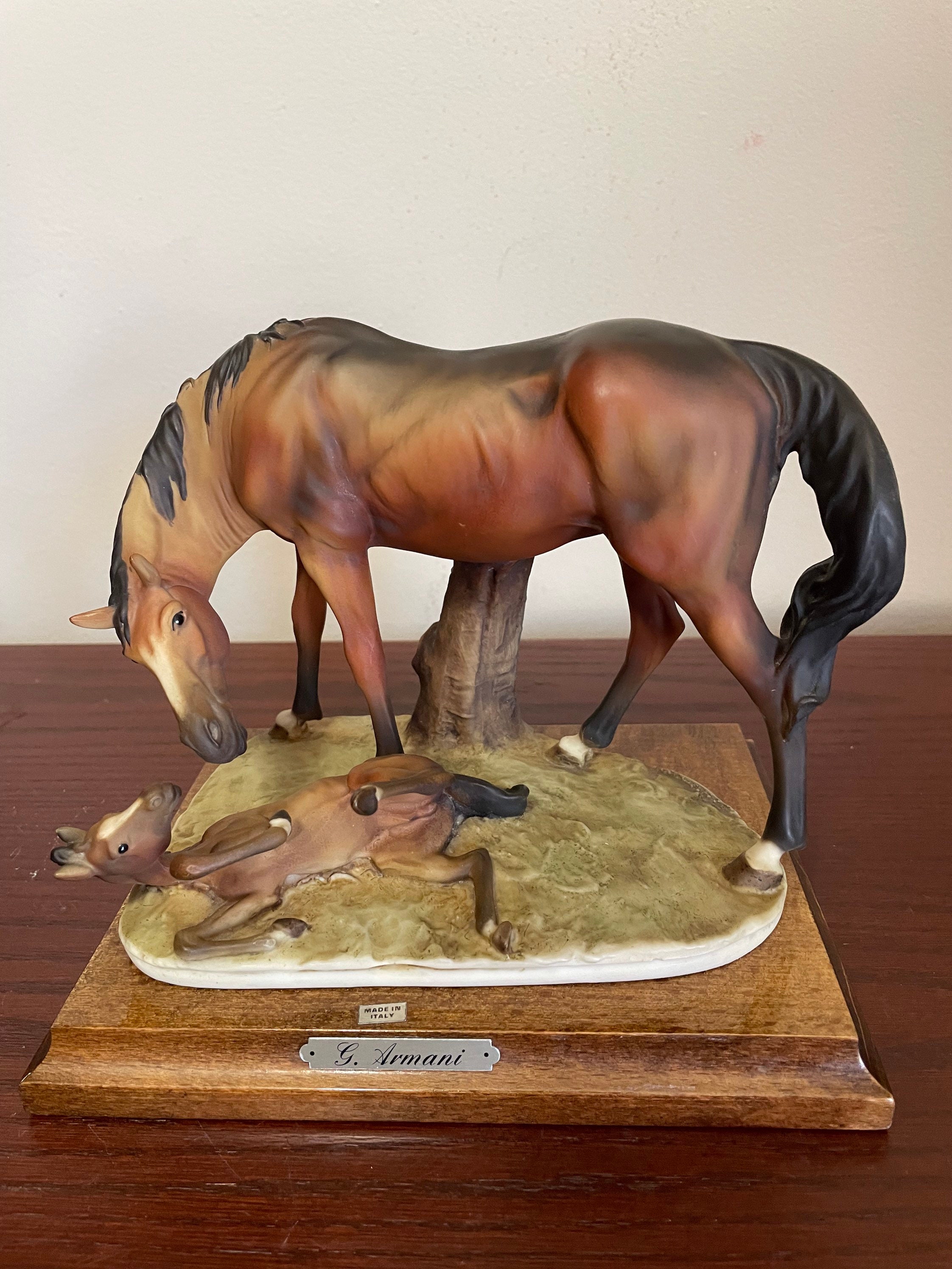 Armani Horse Figurines - Etsy