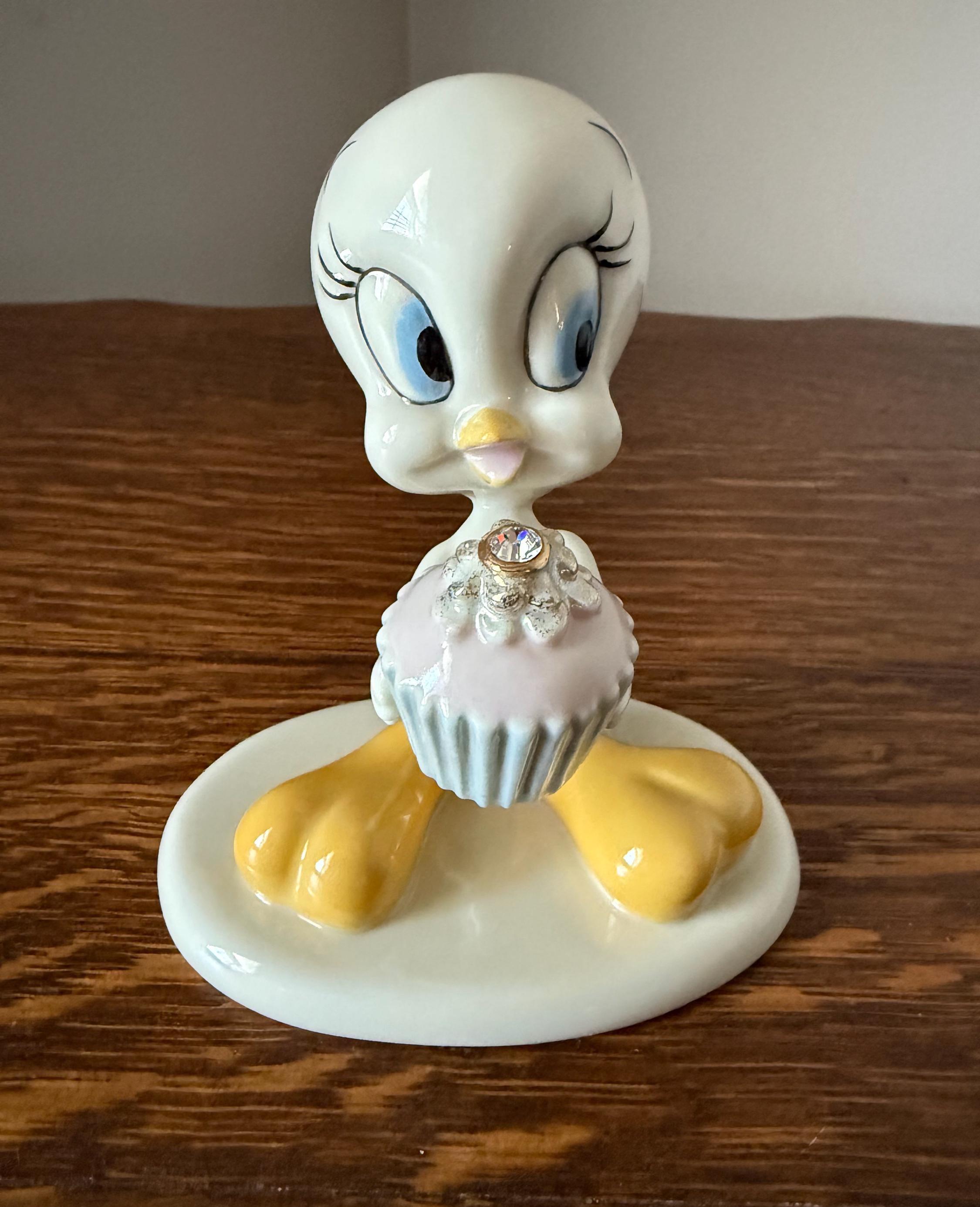 Lenox Tweety Bird April Birthstone Figurine Present From Tweety